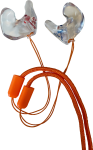 Image de Bouchons moulés sur mesure à filtre communicant résine ou silicone ALVIS MULTI